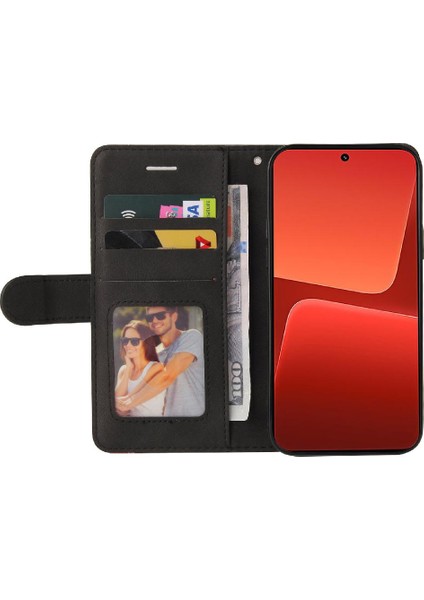 Xiaomi 13 Kickstand Koruyucu Iki Renkli Dikiş Pu Deri (Yurt Dışından) fiyatları