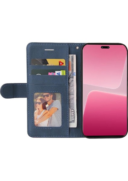 Kart Yuvası Standı ile Xiaomi 13 Lite Için Kılıf Pu Deri Flip Folio Kılıf (Yurt Dışından) fiyatları