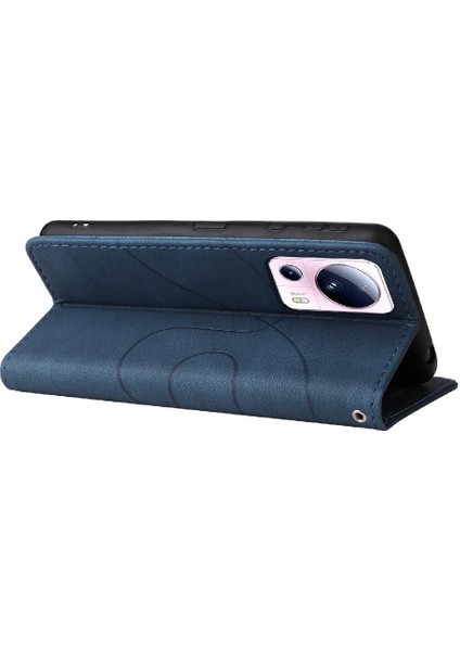 Kart Yuvası Standı ile Xiaomi 13 Lite Için Kılıf Pu Deri Flip Folio Kılıf (Yurt Dışından) indirimleri