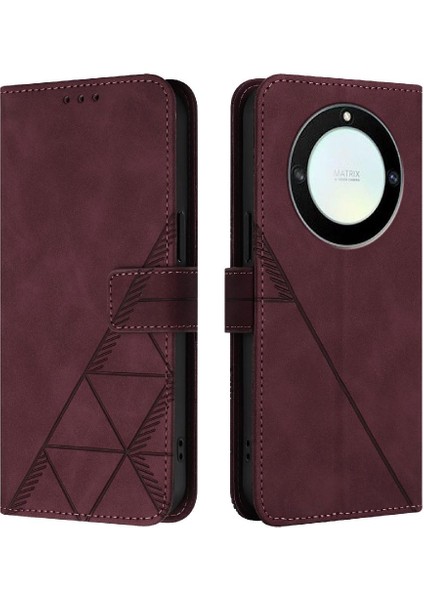 Onur Için Kılıf X9A 5g Cüzdan Kapak Flip Folio Kitap Koruyucu Pu Deri (Yurt Dışından) indirimleri