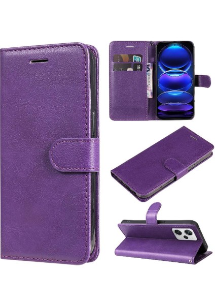 Xiaomi Redmi Not 12 Için Flip Case Pro Artı 5g Yüksek Kaliteli Deri Cüzdan (Yurt Dışından)