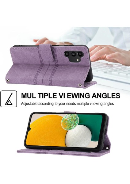 Samsung Galaxy A13 Için Flip Case 4g/5g Darbeye Koruyucu Kickstand Pu (Yurt Dışından) indirimleri