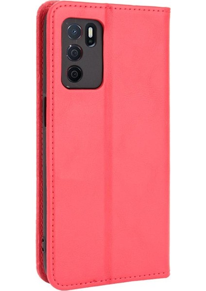 Oppo A16/A16S/A54S Cüzdan Pu Deri Manyetik Kapatma Için Kılıf (Yurt Dışından)