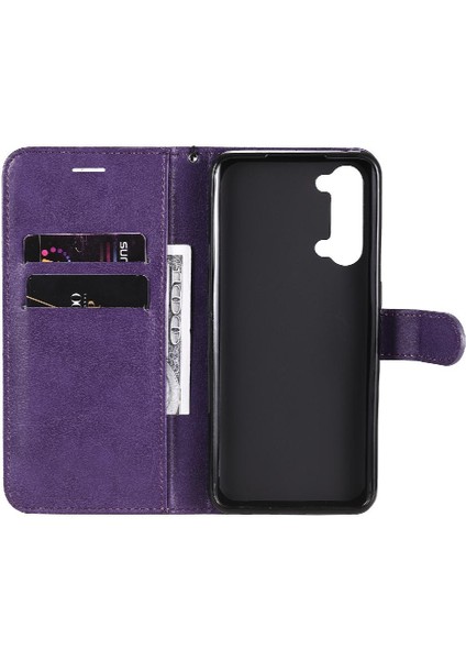 Oppo Bulmak Için Flip Case X2 Lite Kart Yuvası ile Yüksek Kaliteli Deri Katı (Yurt Dışından)