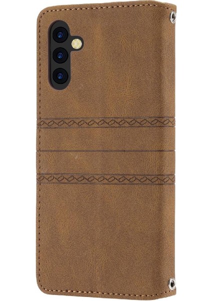 Samsung Galaxy A15 Için Flip Case 4g/5g Manyetik Kapatma Darbeye Pu (Yurt Dışından)
