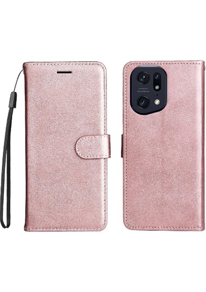 YH Market Oppo Bulmak Için Flip Case X5 Pro Yüksek Kaliteli Deri Klasik Düz Renk (Yurt Dışından)