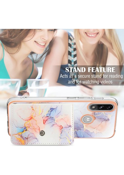 Motorola Moto E7 GÜÇ/E7I Güç Ince Cüzdan Yumuşak Tpu Tampon (Yurt Dışından)