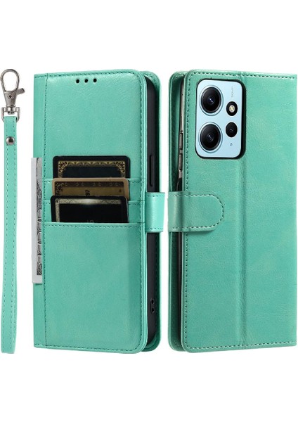 Xiaomi Redmi Not 12 Için Flip Case 4g Pu Deri Kickstand 6 Kart Yuvaları (Yurt Dışından)
