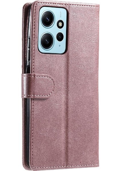 Xiaomi Redmi Not 12 Için Flip Case 4g Pu Deri Kickstand 6 Kart Yuvaları (Yurt Dışından)