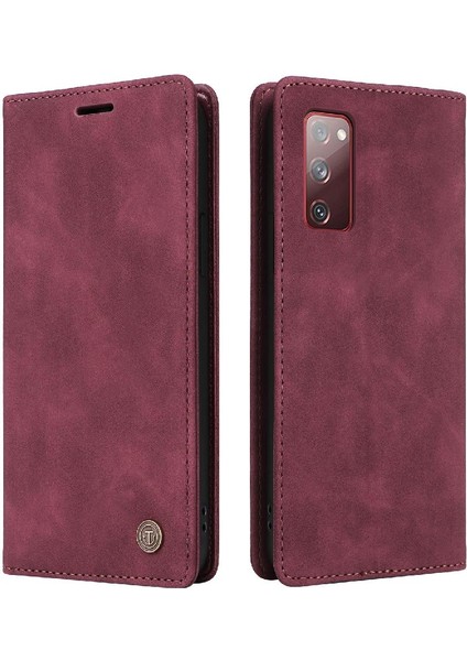 Samsung Galaxy S20 Fe Için Flip Case Darbeye Cüzdan Kapak Çevirin Basit (Yurt Dışından)