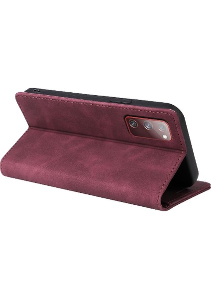 Samsung Galaxy S20 Fe Için Flip Case Darbeye Cüzdan Kapak Çevirin Basit (Yurt Dışından) indirimleri