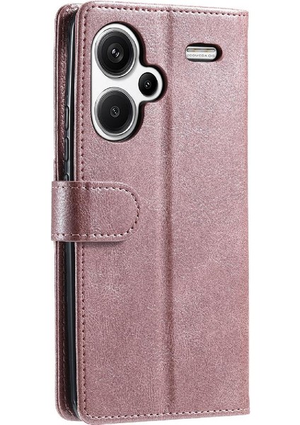Xiaomi Redmi Not Için Flip Case 13 Pro Artı 5g Cüzdan Pu Deri 6 Kart (Yurt Dışından)