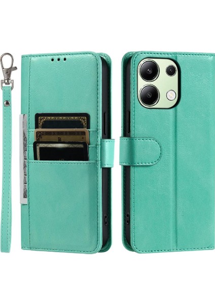 Xiaomi Redmi Not 13 Için Flip Case 4g Cüzdan Kickstand 6 Kart Yuvaları Pu (Yurt Dışından)