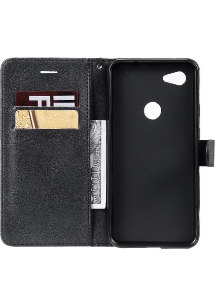 Kart Yuvası Telefon ile Google Piksel Xl 3A Yüksek Kaliteli Deri Için Flip Case (Yurt Dışından)