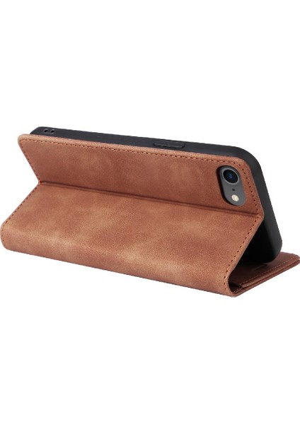 Iphone 7 Için Flip Case/8 Cüzdan Deri Kılıf Basit Iş Darbeye (Yurt Dışından) indirimleri