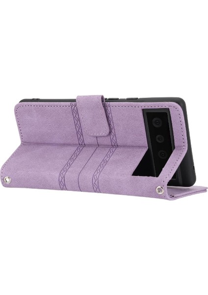 Google Piksel 6 Pro Kickstand Cüzdan Kılıf Darbeye Kapatma Için Flip Case (Yurt Dışından) indirimleri