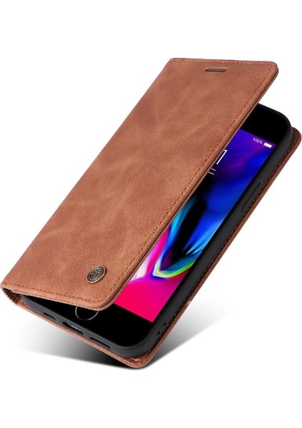 Iphone 7 Için Flip Case Artı/8 Artı Cüzdan Deri Kılıf Darbeye Basit (Yurt Dışından) indirimleri
