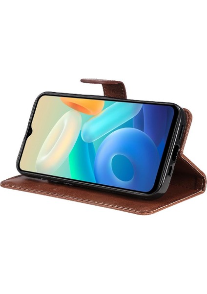 Kart Yuvası Iş Cüzdan Telefon Kılıfı ile Vivo Y55S 2021 Için Flip Case (Yurt Dışından) indirimleri