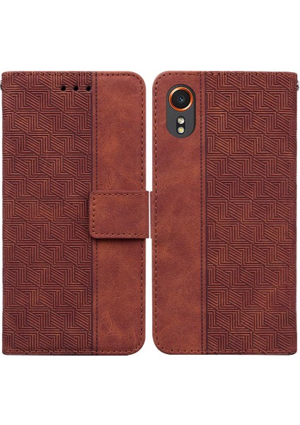 Samsung Galaxy Xcover7 Için Flip Case 5g Flip Folio Cüzdan Kapak Premium Pu (Yurt Dışından)