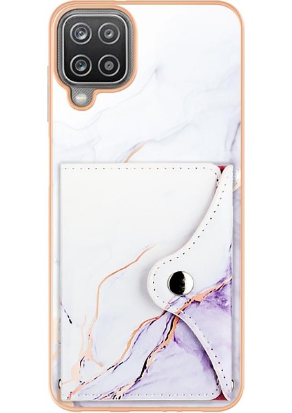 Samsung Galaxy A12 5g Kart Yuvaları Için Kılıf Mermer Yumuşak Tpu Tampon Ince (Yurt Dışından) modelleri