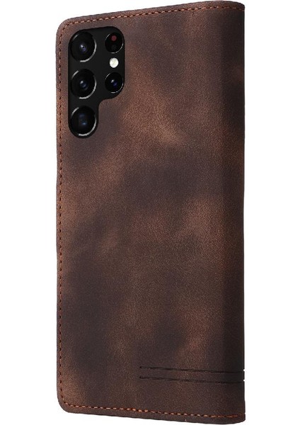 Samsung Galaxy S22 Ultra Cüzdan Basit Iş Deri Kılıf Için Flip Case (Yurt Dışından) fırsatları