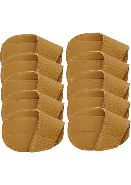 10 Golf Kulübü Başlıkları Pu Golf Aksesuarları Golf Kapakları (Yurt Dışından)