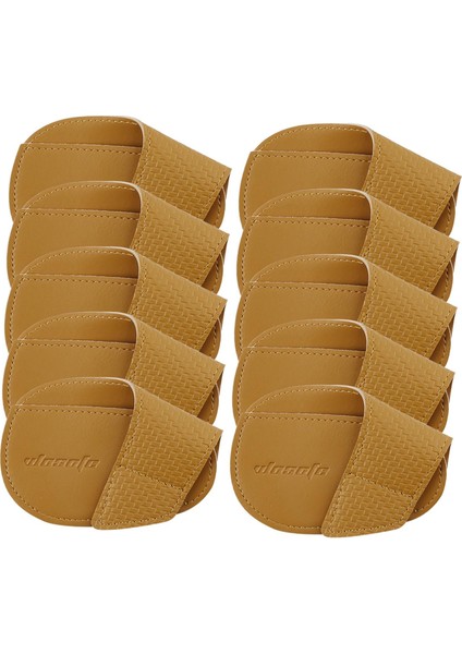 10 Golf Kulübü Başlıkları Pu Golf Aksesuarları Golf Kapakları (Yurt Dışından) indirimleri