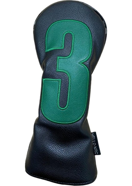 Pu Golf Numarası Etiketi Golf Kulübü Golf I Kılıfı Woods 3 (Yurt Dışından)