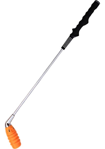 Golf Swing Trainer Güç Hızı Isınma Çubuğu Iç Dış Uygulaması Turuncu (Yurt Dışından)
