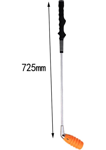Golf Swing Trainer Güç Hızı Isınma Çubuğu Iç Dış Uygulaması Turuncu (Yurt Dışından)