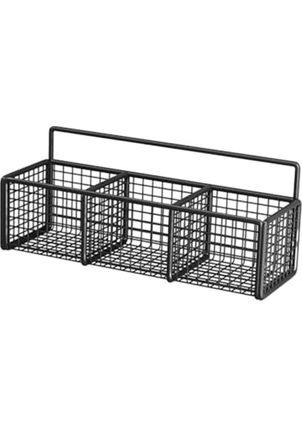 Metal T Depolama Sepeti Mutfak Depolama Organizatör Duvara Montaj Çok Fonksiyonlu Duvar Asılı Sepetler Dolap Kiler Için (Yurt Dışından)