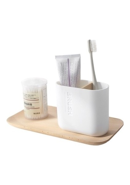 Zhuya Serisi Banyo Ev Ürünleri Plastik Diş Fırçası ve Diş Macunu Saklama (Yurt Dışından)