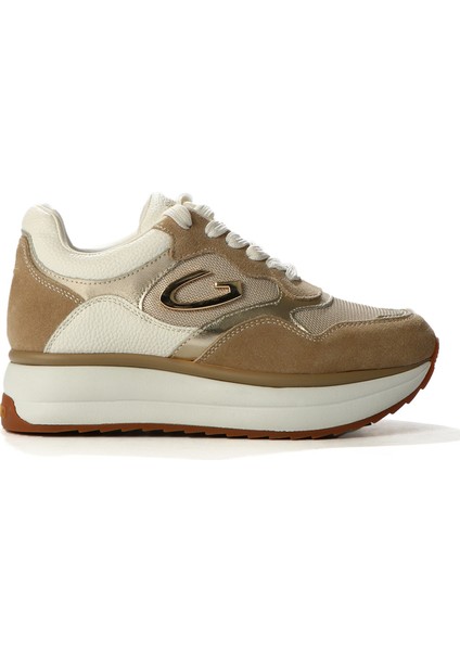 Bej - Altın Kadın Sneaker G03G100026
