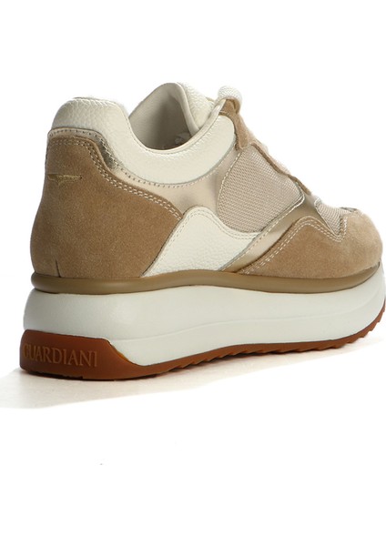 Bej - Altın Kadın Sneaker G03G100026