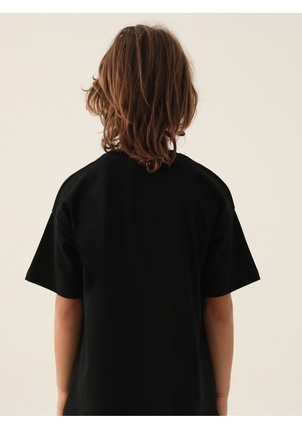 Erkek Çocuk Tişört 5-15 Yaş Siyah indirimleri