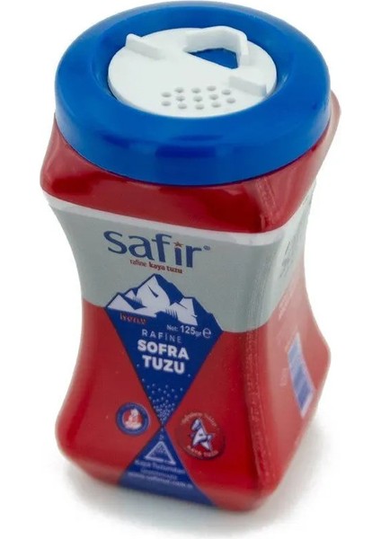 Safir Tuz 125 Gr. Plastik (Tuzluklu)