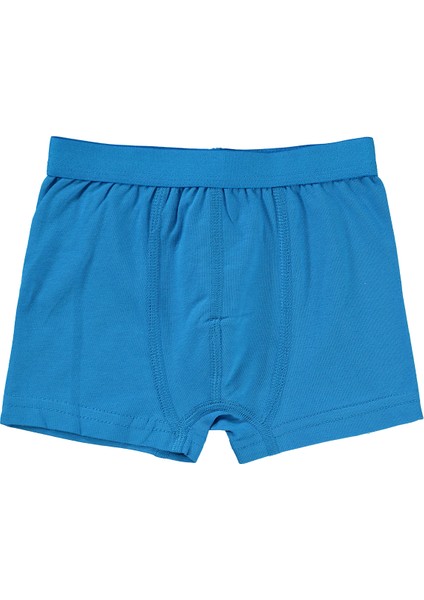 Erkek Çocuk Boxer 2-10 Yaş Saks-Lacivert