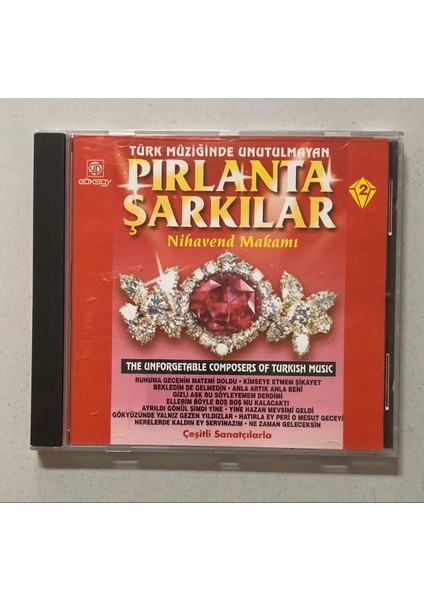 Pırlanta Şarkılar 2 Nihavend Makamı CD (Orjnal Dönem Baskı Cd)