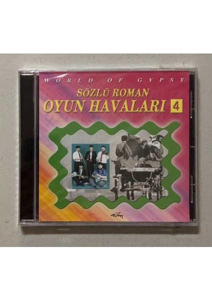 Sözlü Roman Oyun Havaları 4 CD (Jelatininde Sıfır Orjnal Dönem Baskı Cd)