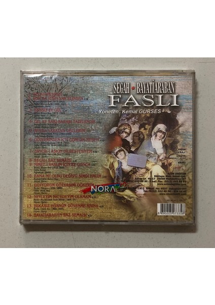 Segah Bayatiaraban Faslı CD (Jelatininde Sıfır Orjnal Dönem Baskı Cd)