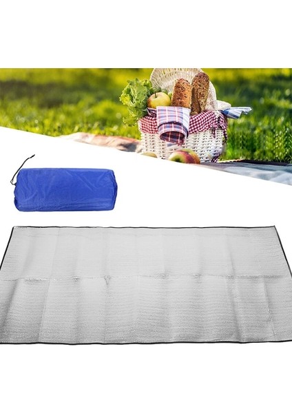 200X100 Stili Çift Taraflı Su Geçirmez Alüminyum Folyo Eva Kamp Mat Katlanabilir Uyku Plaj Yatağı Açık Mat Pad (Yurt Dışından) fiyatları