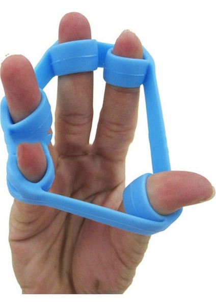 Derin Mavi Tarzı Parmak Tutucu Silikon El Tutucu Direnç Bandı El Kavrama Bilek Sedye Parmak Genişletici Güç Eğitmen Egzersiz Fitness (Yurt Dışından)
