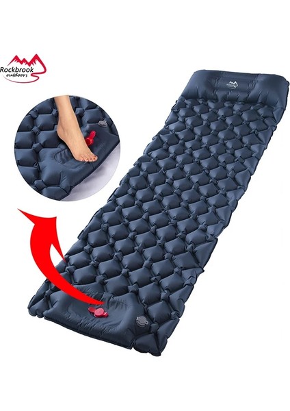 SP15SV Köpük Hızlı Stil Rockbrook Kamp Seyahat Kendinden Şişirme Taşınabilir Katlanır Blow Up Uyku Mat Pad Yatak Dahili Pompa ile Şişme Hava Yatağı (Yurt Dışından) fırsatları