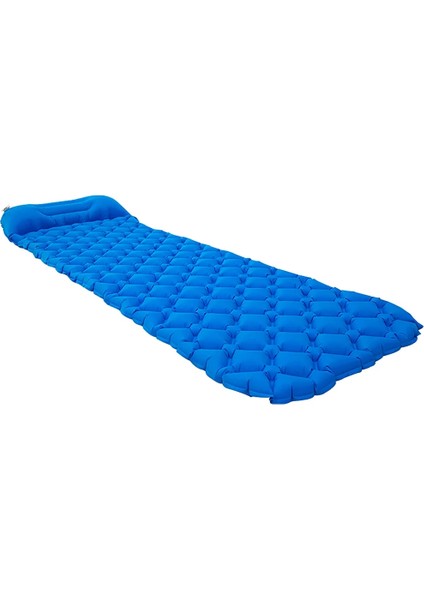 Çim Yeşili Stili Şişme Yatak Ultralight Uyku Pedi Kamp Yürüyüş Mat Hava Yatağı Katlanır Yatak Seyahat Uyku Matı ile Saklama Çantası (Yurt Dışından) modelleri