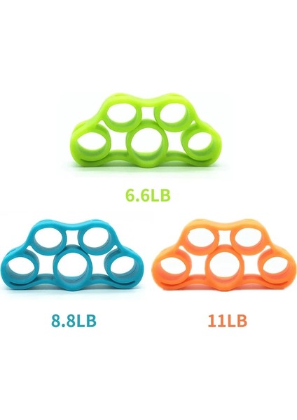 Turuncu Tarzı El Tutucu Parmak Bilek Kol Güç Gücü Eğitmen Parmak Uzatma El Kavrama Genişletici Egzersiz Direnç Bantları Fitness (Yurt Dışından)