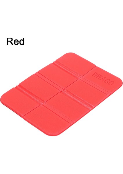 Kırmızı Su Geçirmez Ultra Hafif Katlanabilir Oturma Pedleri Kamp Koltuk Pedi Neme Dayanıklı Minder Şilte Kamp Minderi Koltuk (Yurt Dışından)