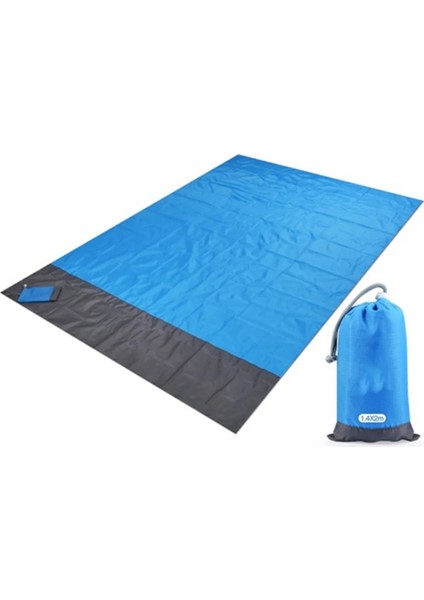 Açık Yeşil Tarzı 200X210CM 2x2.1m Su Geçirmez Cep Plaj Battaniyesi Katlanır Kamp Mat Yatak Taşınabilir Hafif Mat Açık Mat Kum Plaj Mat (Yurt Dışından)