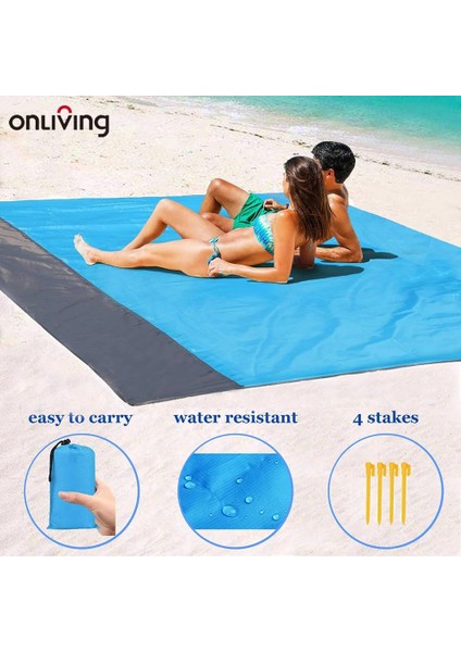 Yeşil Stil 140X200CM Onlıvıng Cep Plaj Battaniyesi Su Geçirmez Plaj Mat Protable Hafif Kamp Zemin Mat Açık Uyku Yatağı (Yurt Dışından) fiyatları