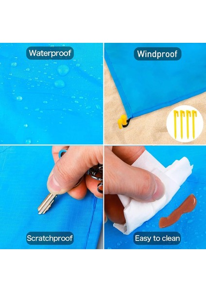 Yeşil Stil 140X200CM Onlıvıng Cep Plaj Battaniyesi Su Geçirmez Plaj Mat Protable Hafif Kamp Zemin Mat Açık Uyku Yatağı (Yurt Dışından) indirimleri