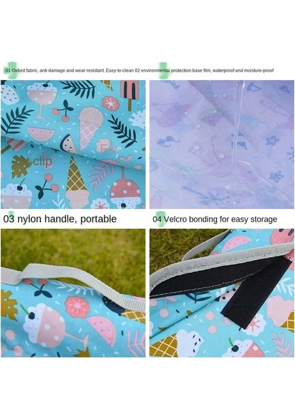 Pembe Hayvan Stili 200X200CM Wolface 200*200CM Taşınabilir Mat Neme Dayanıklı Mat Açık Çadır Kamp Gezi Mat Üreticileri Sıcak Satış (Yurt Dışından) indirimleri